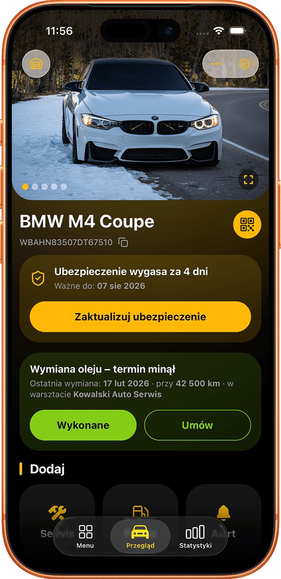 Nie zapomnij o oleju i przeglądzie – screenshot