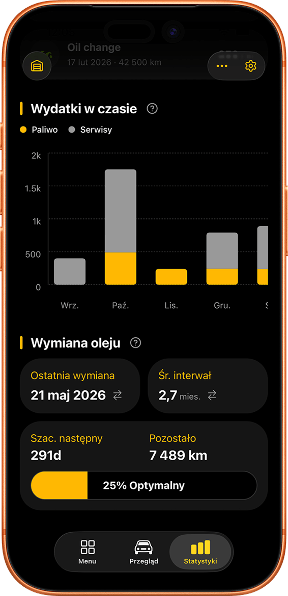 Koszty i metryki pod kontrolą – screenshot